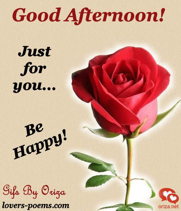 good afternoon