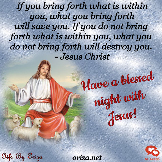 Blessed night with Jesus