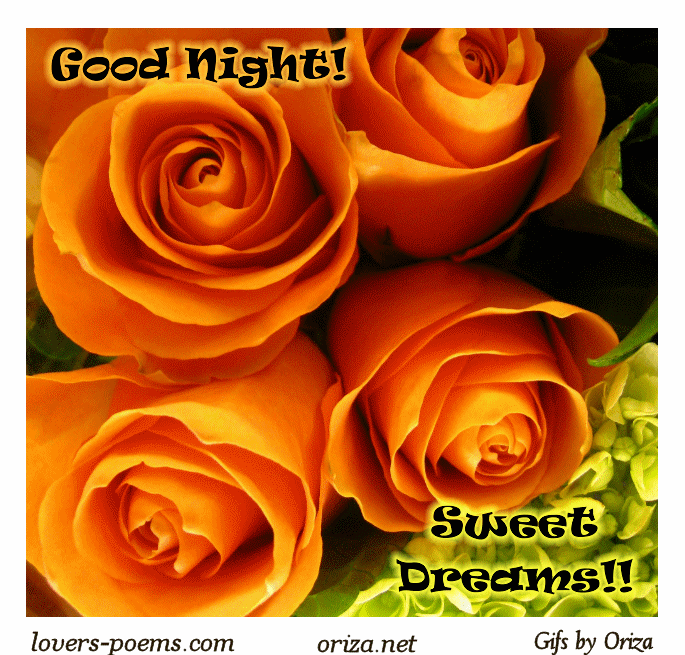 Good night! Sweet dreams…
